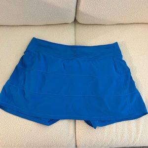Lululemon Poolside Blue Pace Rival Mid-Rise Skirt Long